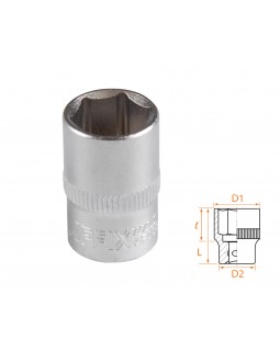 Головка торцевая стандартная шестигранная 3/8&quot;, 13 мм AFFIX AF00030013