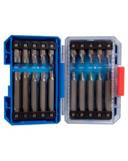 Набор вставок (бит) 10 мм, Torx, Spline, Hex, 41 предмет KING TONY 1041CQ-EB-foto4