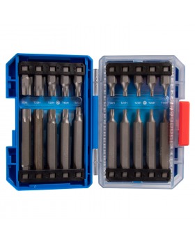 Набор вставок (бит) 10 мм, Torx, Spline, Hex, 41 предмет KING TONY 1041CQ-EB-foto4