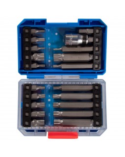 Набор вставок (бит) 10 мм, Torx, Spline, Hex, 41 предмет KING TONY 1041CQ-EB-foto5