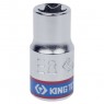 Головка торцевая TORX Е-стандарт 1/4&quot;, E10, L = 24 мм KING TONY 237510M