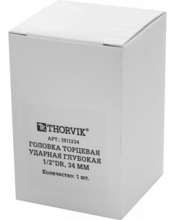 IS11234 Головка торцевая ударная глубокая 1/2"DR, 34 мм-foto2