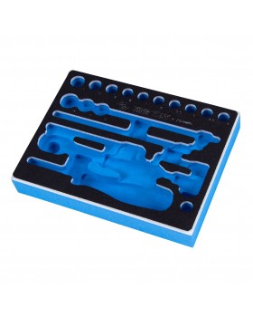 Ложемент для набора торцевых головок 1/4" с принадлежностями 2524MRV, EVA KING TONY 85252432B Ложемент для набора торцевых головок 1/4" с принадлежностями 2524MRV, EVA KING TONY 85252432B