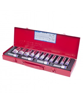 Набор глубоких торцевых головок 1/2&quot;, шестигранные, 10-32 мм, 15 предметов KING TONY 4315MR