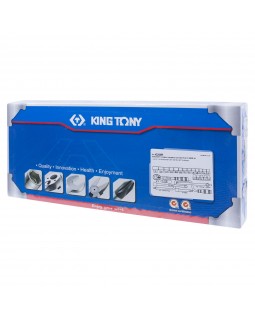 Набор торцевых головок с принадлежностями 1/2&quot;, шестигранные, 10-32 мм, 24 предмета KING TONY 4-foto3