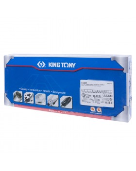 Набор торцевых головок с принадлежностями 1/2&quot;, шестигранные, 10-32 мм, 24 предмета KING TONY 4-foto3