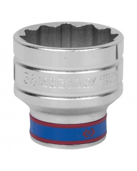 Головка торцевая стандартная двенадцатигранная 1/2", 36 мм KING TONY 433036M-foto2