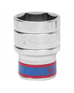 Головка торцевая стандартная шестигранная 1/2&quot;, 24 мм KING TONY 433524M-foto2