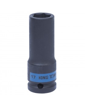 Головка торцевая ударная глубокая шестигранная 1/2&quot;, 17 мм KING TONY 443517M