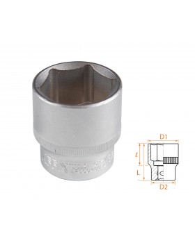Головка торцевая стандартная шестигранная 1/2&quot;, 32 мм AFFIX AF00040032