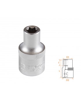 Головка торцевая TORX Е-стандарт 1/2&quot;, E10 AFFIX AF00043010