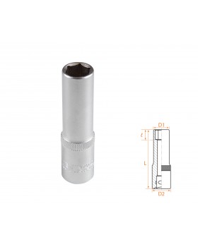 Головка торцевая глубокая шестигранная 3/8&quot;, 11 мм AFFIX AF00130011