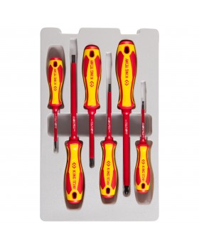 Набор отверток, диэлектрические, 6 предметов KING TONY 30606MR-foto2