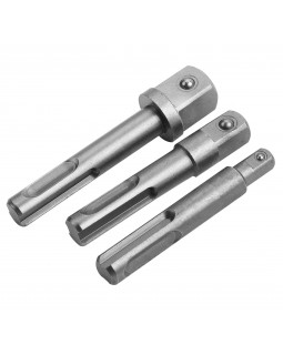 Набор переходников SDS+>1/4&quot;, 3/8&quot;, 1/2&quot;, 3 предмета TOLSEN TT77865