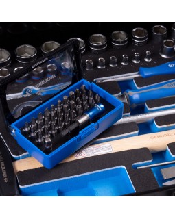 Набор инструментов универсальный, пластиковый ящик, 112 предметов KING TONY 9052-002MRV-foto3