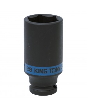 Головка торцевая ударная глубокая шестигранная 1/2&quot;, 29 мм KING TONY 443529M