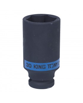 Головка торцевая ударная глубокая шестигранная 1/2&quot;, 30 мм KING TONY 443530M