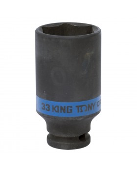 Головка торцевая ударная глубокая шестигранная 1/2&quot;, 33 мм KING TONY 443533M