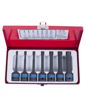 Набор ударных торцевых насадок 1/2", HEX, 4-14 мм, L = 100 мм, 7 предметов KING TONY 4457MP-foto3