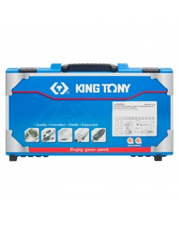 Набор торцевых головок с принадлежностями 1/2", шестигранные, 8-32 мм, 23 предмета KING TONY 45-foto3