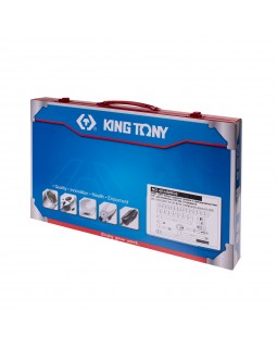 Набор торцевых головок с принадлежностями 1/2", шестигранные, 8-32 мм, 33 предмета KING TONY 45-foto3
