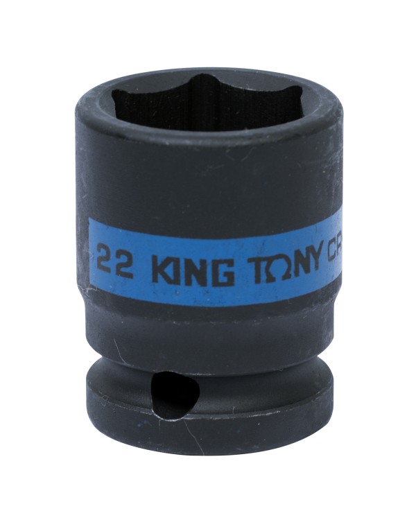 Головка торцевая ударная шестигранная 1/2&quot;, 22 мм KING TONY 453522M