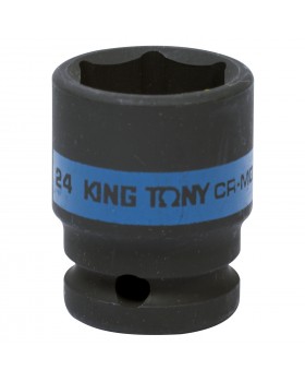 Головка торцевая ударная шестигранная 1/2&quot;, 24 мм KING TONY 453524M