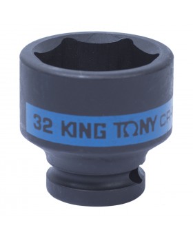 Головка торцевая ударная шестигранная 1/2&quot;, 32 мм KING TONY 453532M