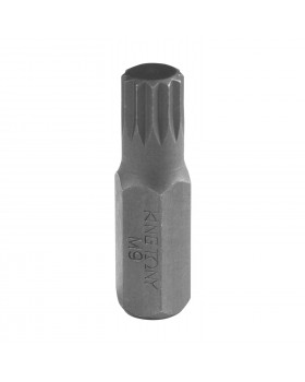 Вставка (бита) торцевая 10 мм, Spline, М9, L = 36 мм KING TONY 163609M