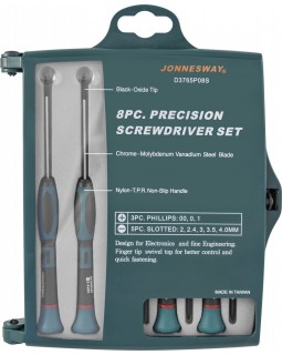 Набор отверток для точной механики шлиц прямой, крест (PH) 8 предметов-foto2