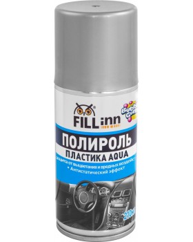 FL145 Полироль пластика AQUA (пенный, глянцевый) bubble gum, 210 мл (аэрозоль)