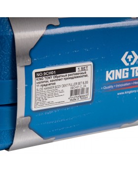 Обратный рихтовочный молоток, комплект принадлежностей, 11 предметов KING TONY 9CH01-foto3