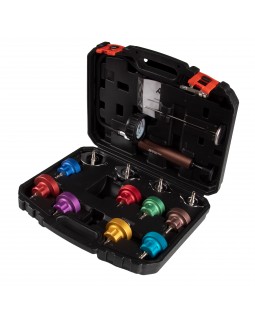 Набор для тестирования герметичности системы охлаждения, 14 предметов, кейс AFFIX AF10331014C-foto2