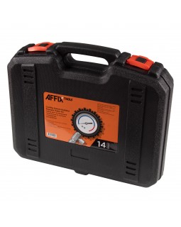 Набор для тестирования герметичности системы охлаждения, 14 предметов, кейс AFFIX AF10331014C-foto4