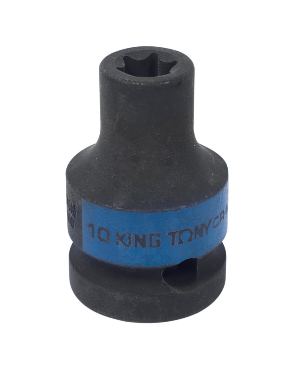Головка торцевая ударная TORX Е-стандарт 1/2&quot;, E10, L = 38 мм KING TONY 457510M