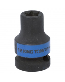 Головка торцевая ударная TORX Е-стандарт 1/2&quot;, E12, L = 38 мм KING TONY 457512M