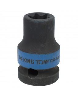 Головка торцевая ударная TORX Е-стандарт 1/2&quot;, E14, L = 38 мм KING TONY 457514M