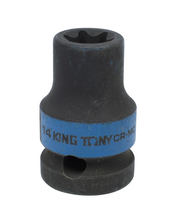 Головка торцевая ударная TORX Е-стандарт 1/2&quot;, E14, L = 38 мм KING TONY 457514M