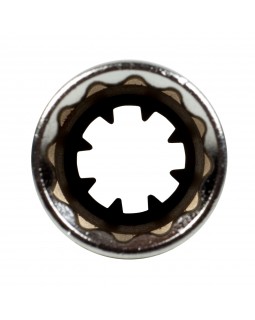 Головка свечная двенадцатигранная 1/2", 14 мм, L = 70 мм, резиновый фиксатор KING TONY 463014RC-foto2