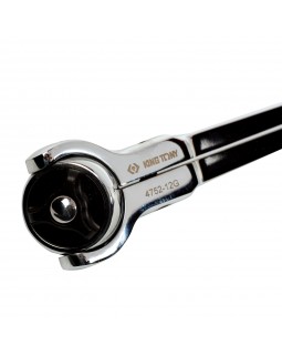 Трещотка 1/2", 300 мм, 72 зубца, дисковый механизм, поворотная голова с кнопкой KING TONY 4752--foto3