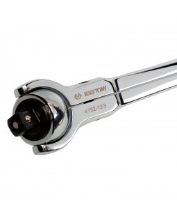 Трещотка 1/2", 300 мм, 72 зубца, дисковый механизм, поворотная голова с кнопкой KING TONY 4752--foto5