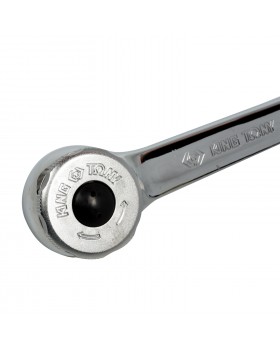 Трещотка 1/2", 250 мм, 72 зубца, дисковый механизм, с кнопкой KING TONY 4756-10G-foto2