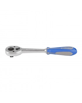 Трещотка 1/2", 250 мм, 32 зубца, флажковая с кнопкой KING TONY 4771-10GR-foto4