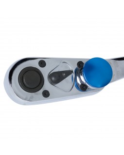 Трещотка 1/2", 300 мм, 72 зубца, флажковая с кнопкой, поворотная муфта KING TONY 4780-12G-foto2