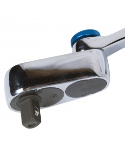 Трещотка 1/2", 300 мм, 72 зубца, флажковая с кнопкой, поворотная муфта KING TONY 4780-12G-foto5