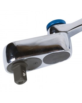 Трещотка 1/2", 300 мм, 72 зубца, флажковая с кнопкой, поворотная муфта KING TONY 4780-12G-foto5