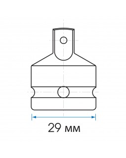 Переходник ударный 1/2">3/8", с шариковым фиксатором KING TONY 4863P-foto3