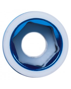 Головка торцевая ударная глубокая 1/2", 17 мм, тонкостенная, пластиковая защита KING TONY 49451-foto2