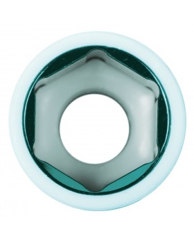 Головка торцевая ударная глубокая 1/2", 19 мм, тонкостенная, пластиковая защита KING TONY 49451-foto2