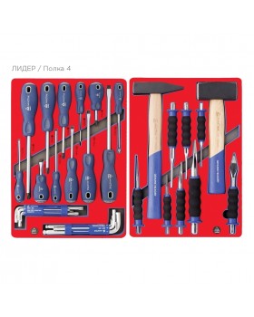 Набор инструментов &quot;ЛИДЕР&quot; для тележки, 14 ложементов, 270 предметов МАСТАК 5-00270-foto3
